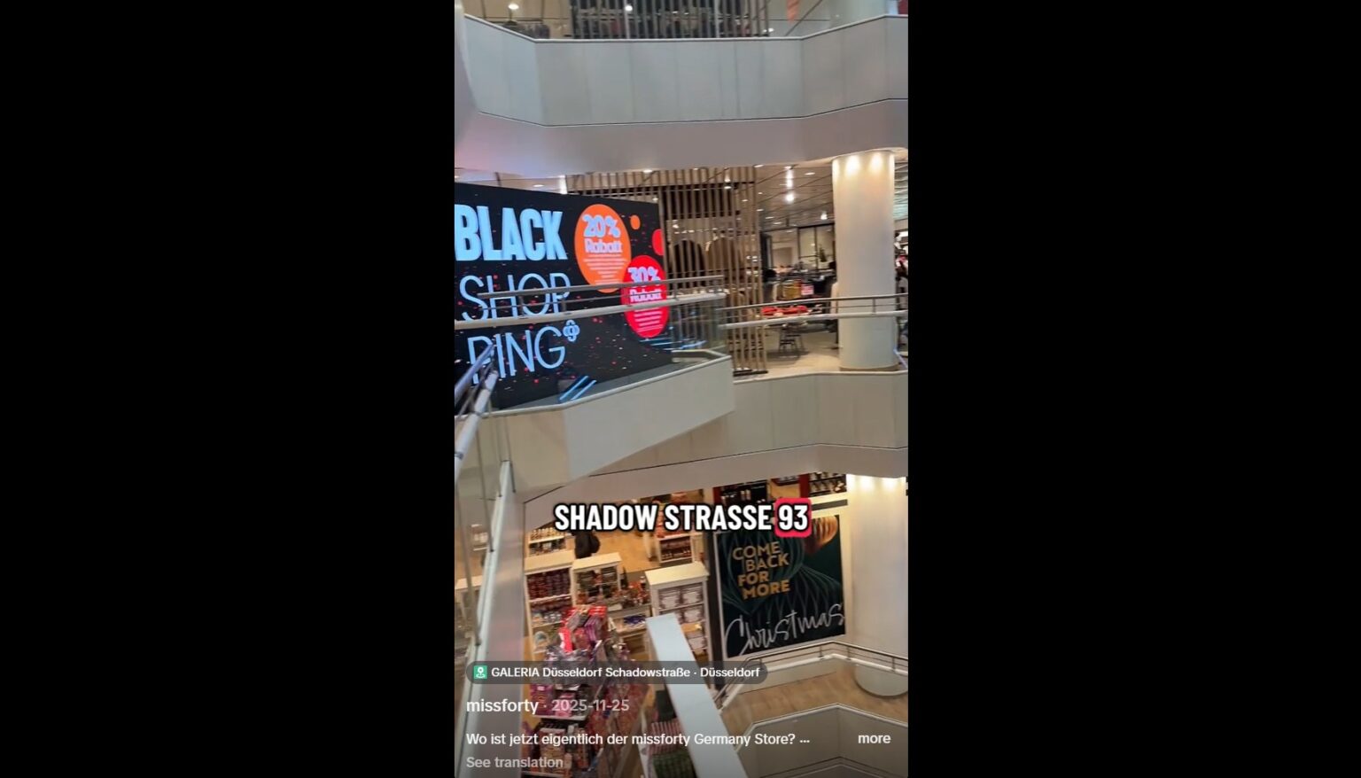 GALERIA Düsseldorf TikTok