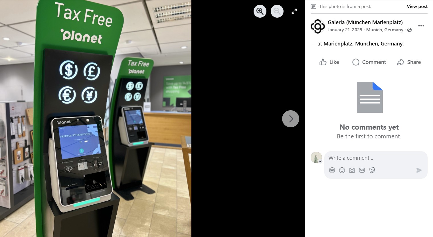 GALERIA München Facebook