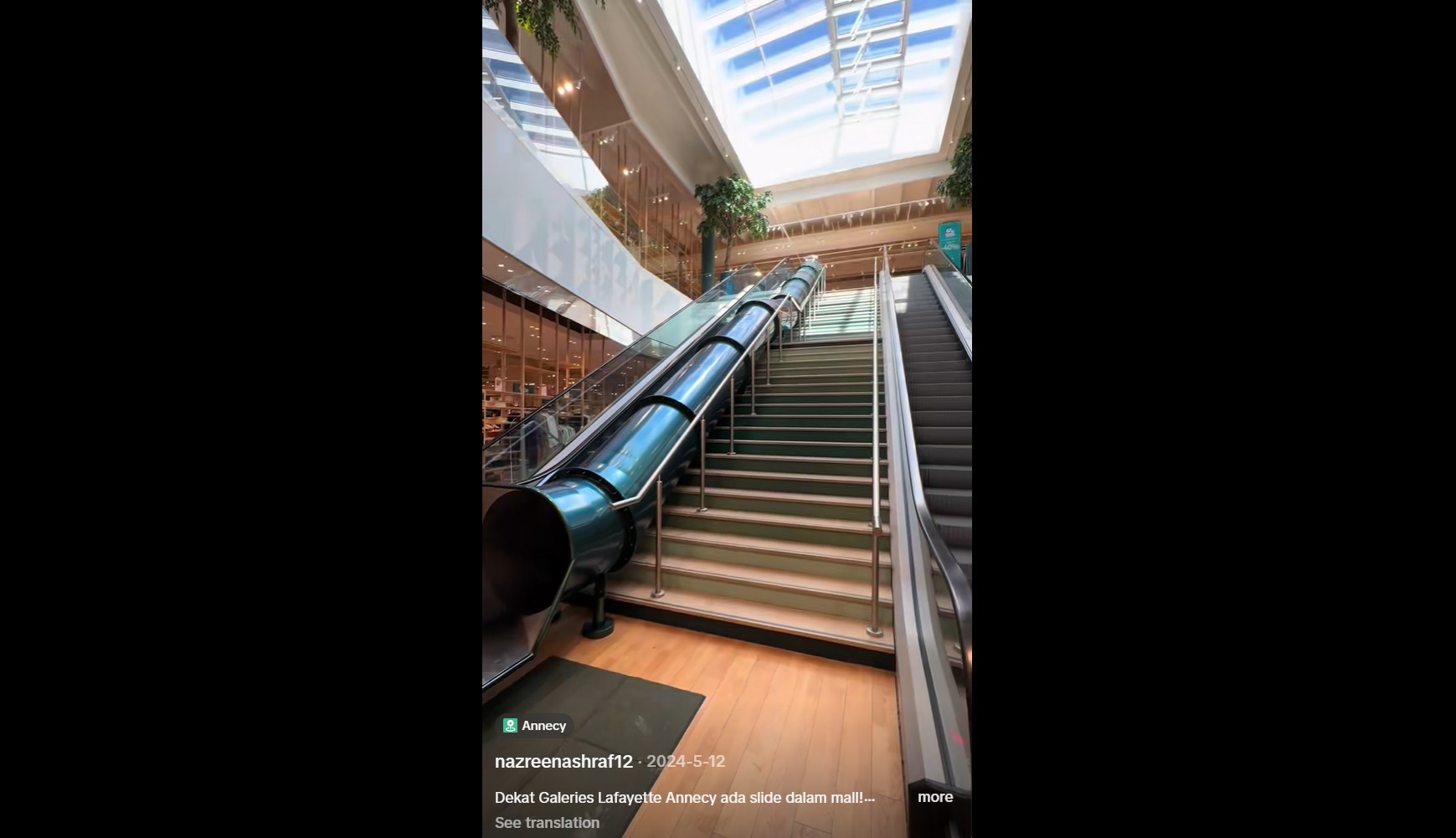 Galeries Lafayette Annecy TikTok