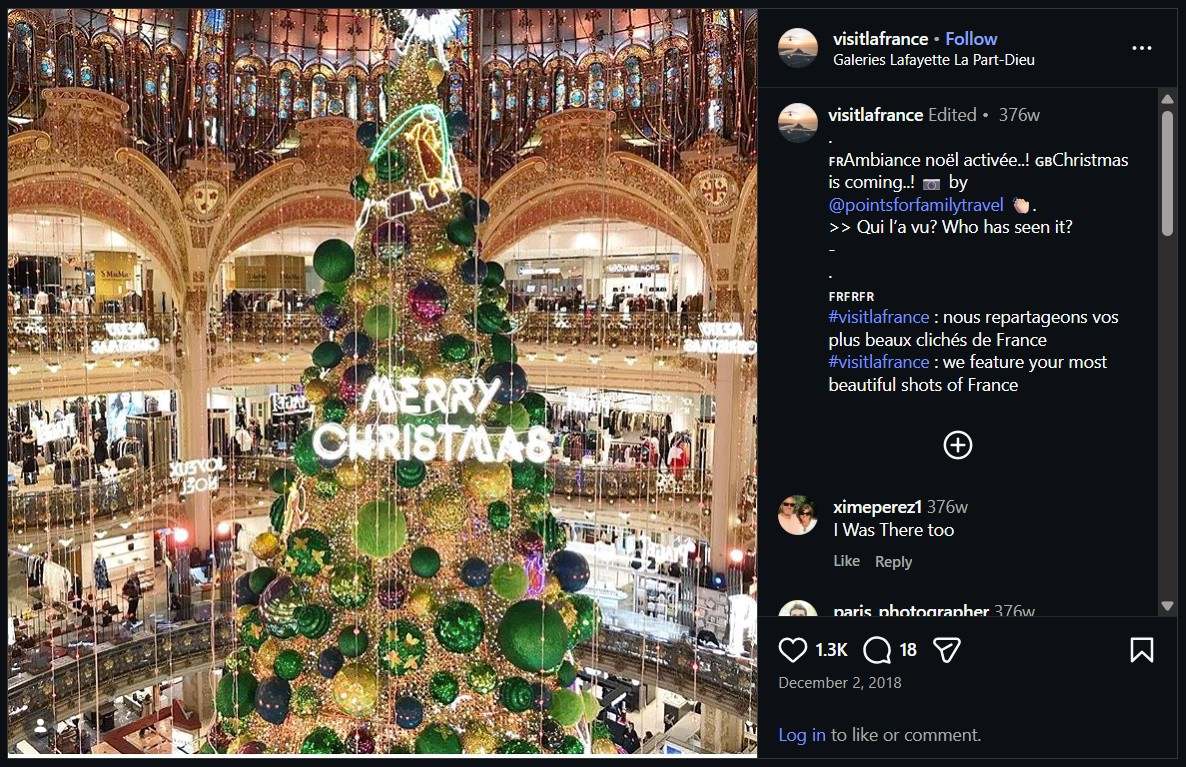 Galeries Lafayette Lyon Part-Dieu Instagram