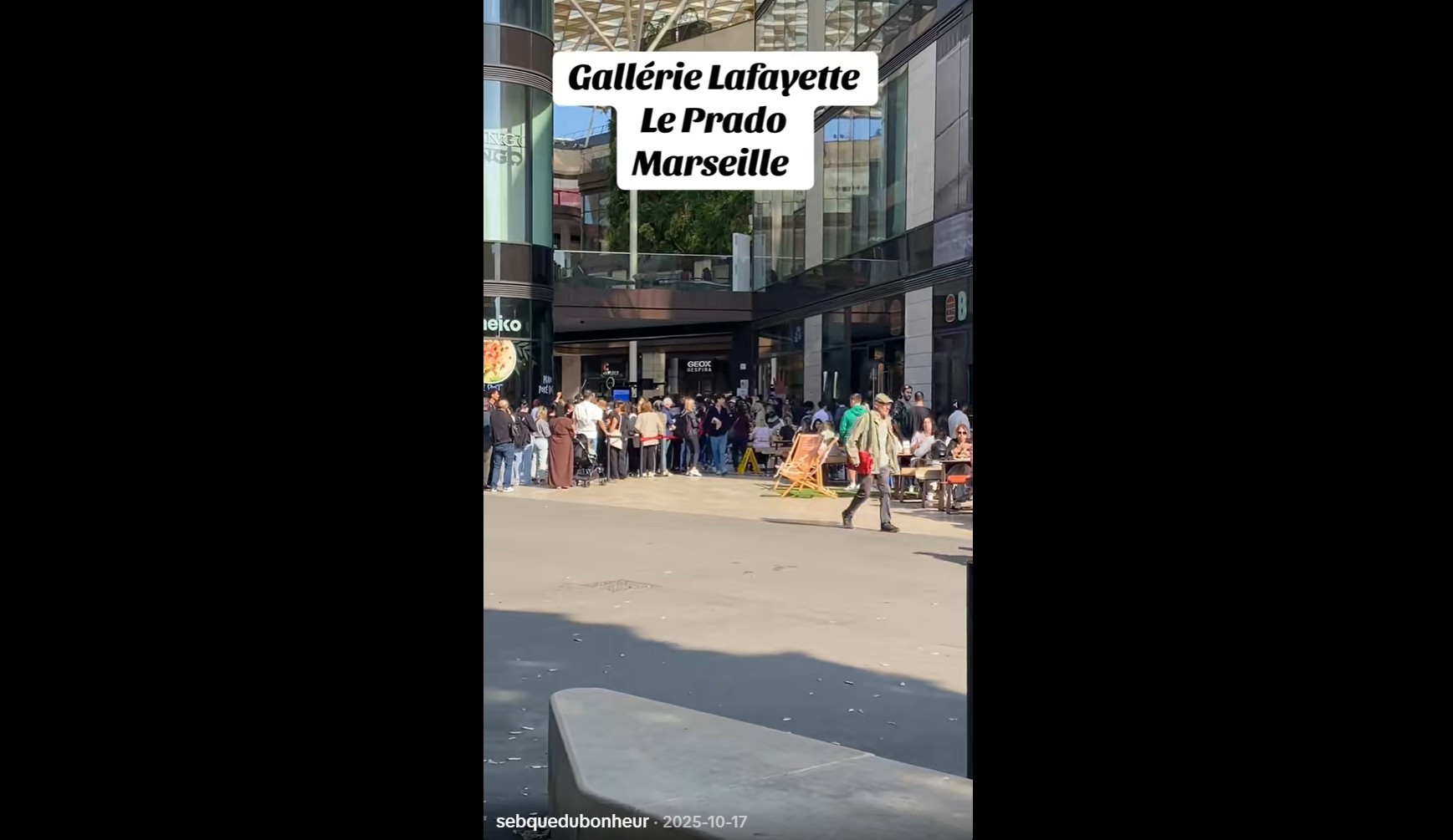 Galeries Lafayette Marseille Prado TikTok