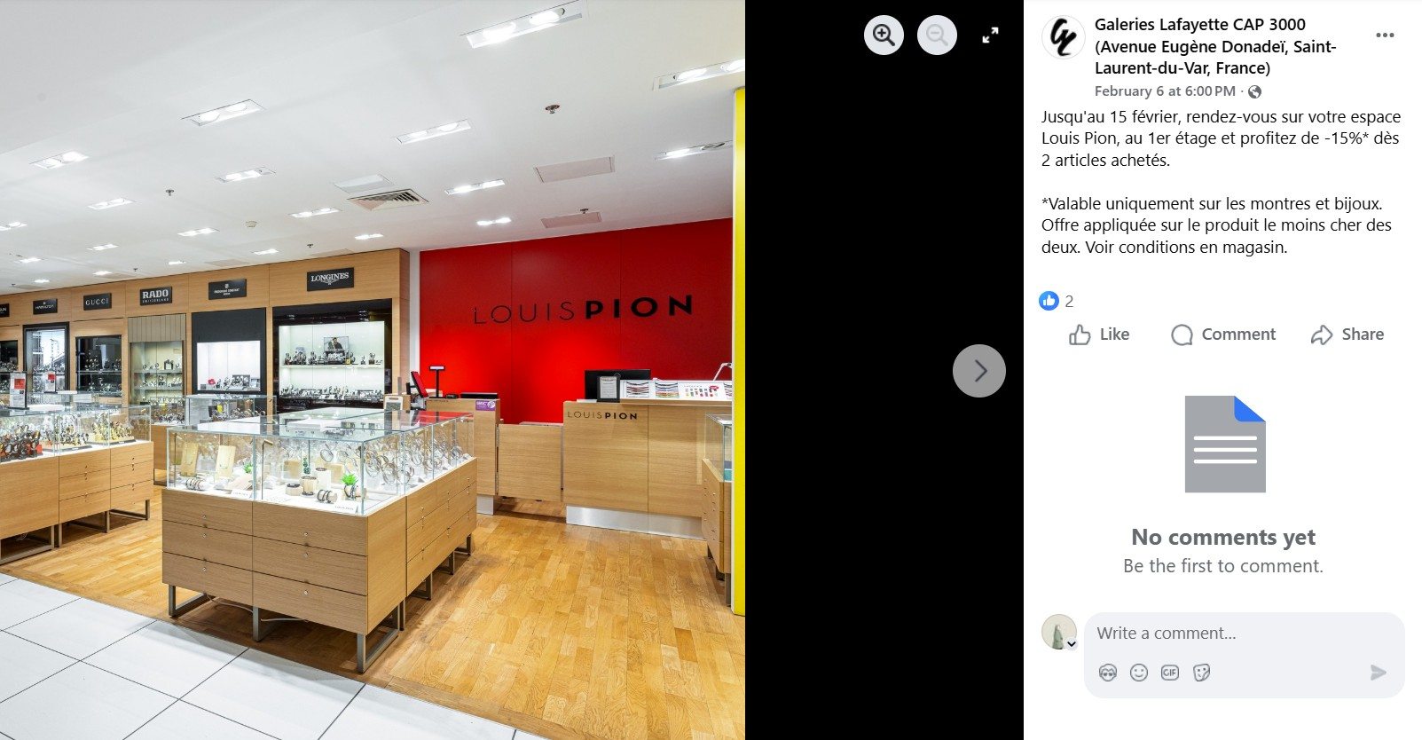 Galeries Lafayette Nice Cap 3000 Facebook