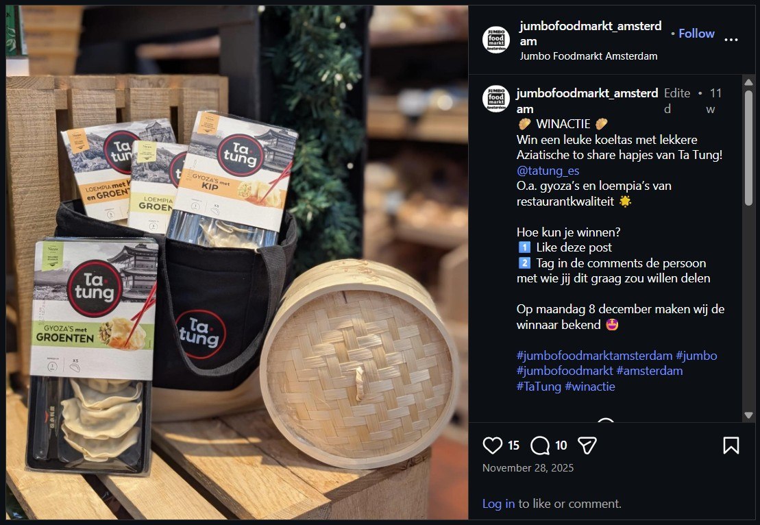 Jumbo Foodmarkt Amsterdam Instagram