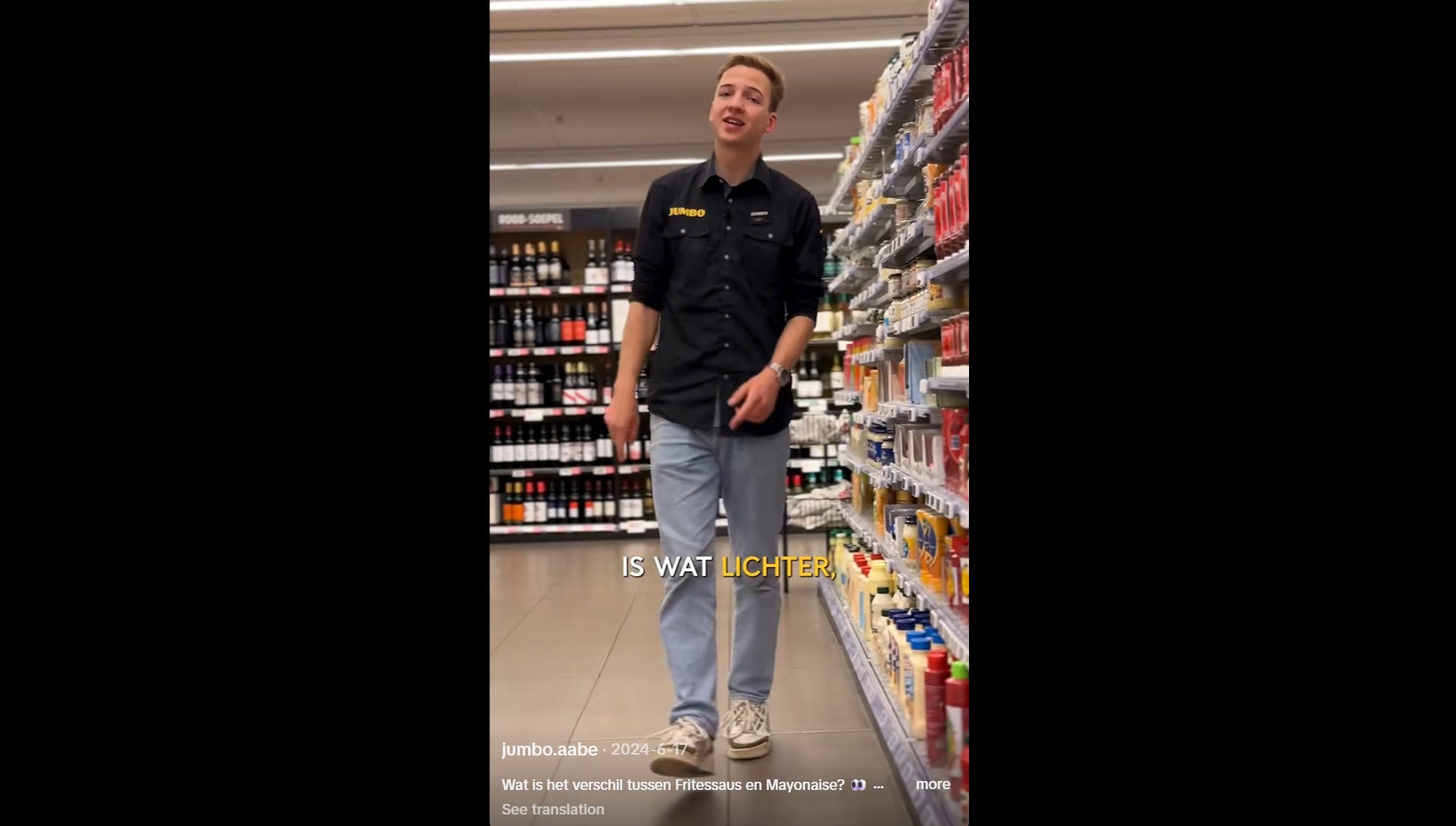 Jumbo Foodmarkt Tilburg TikTok