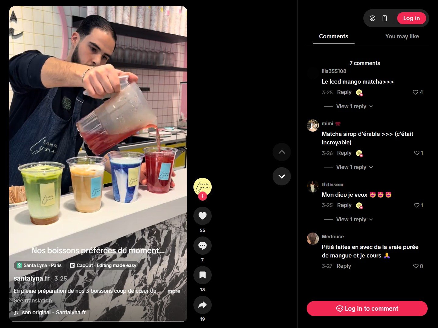 Customer comments and social proof about Santa Lyna brunch in Paris